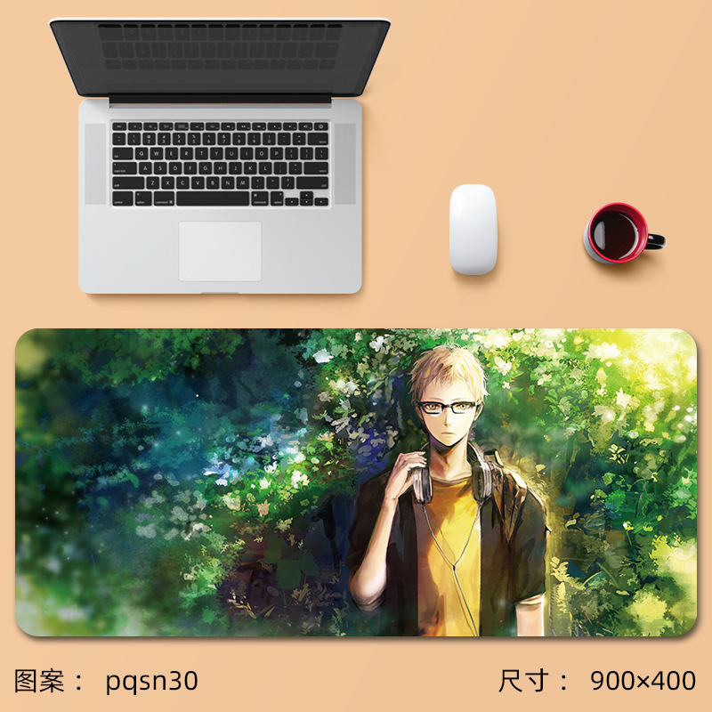 Lót chuột 300*800*3mm Haikyuu Mẫu 9