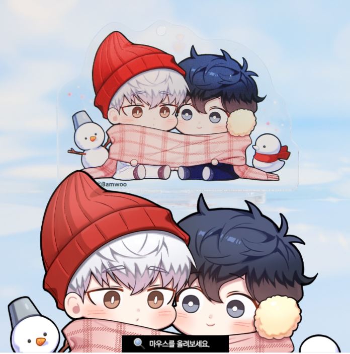 Winter Cherry Warm Winter Acrylic Stand Charge 1 Loại / Hàng Webtoon - [Hàng oder]