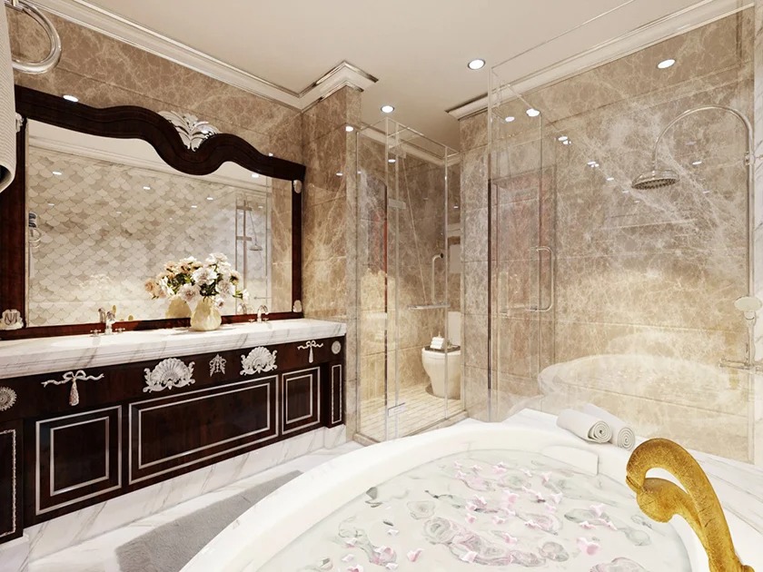 Nội thất phòng tắm cao cấp