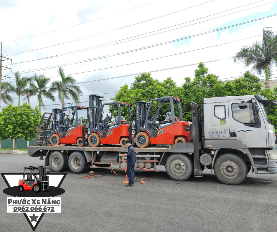 bàn giao xe nâng tại miền nam