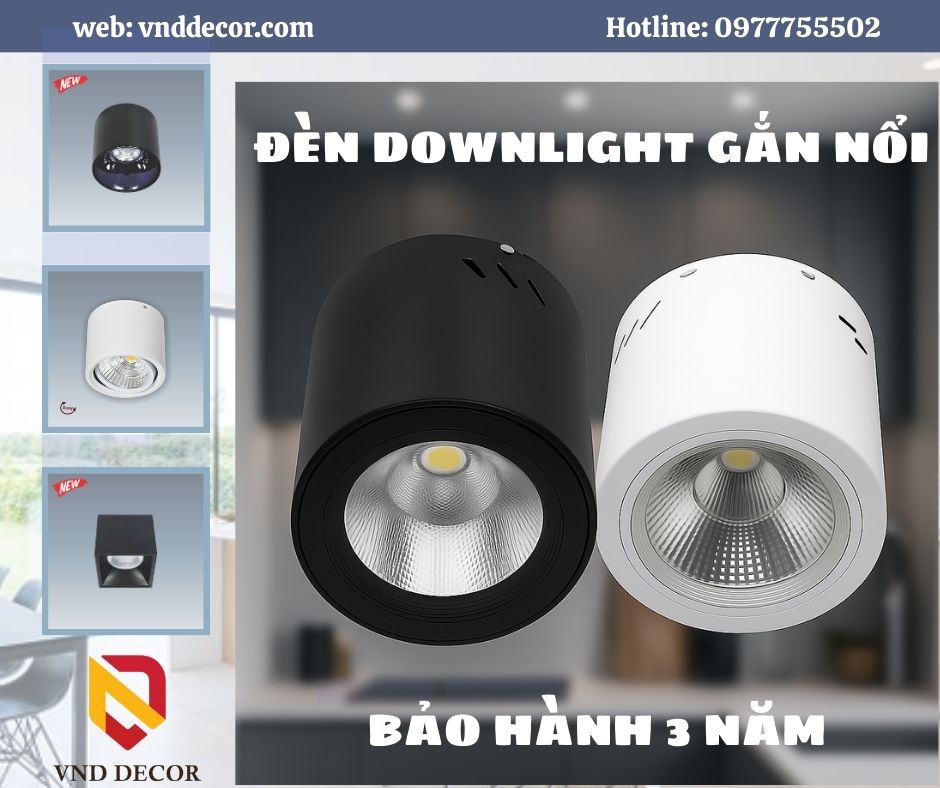 Đèn Downlight Gắn Nổi: Ứng Dụng Thực Tế Và Kinh Nghiệm Lựa Chọn
