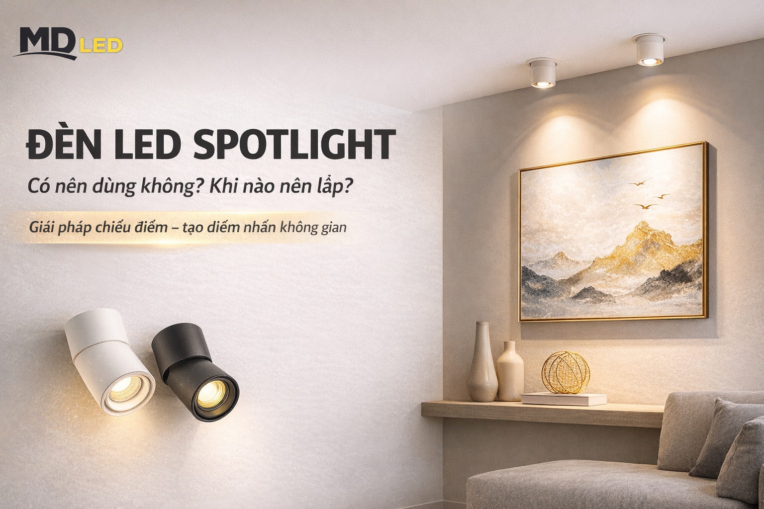 Có Nên Dùng Đèn LED Spotlight Không? Khi Nào Nên Lắp?
