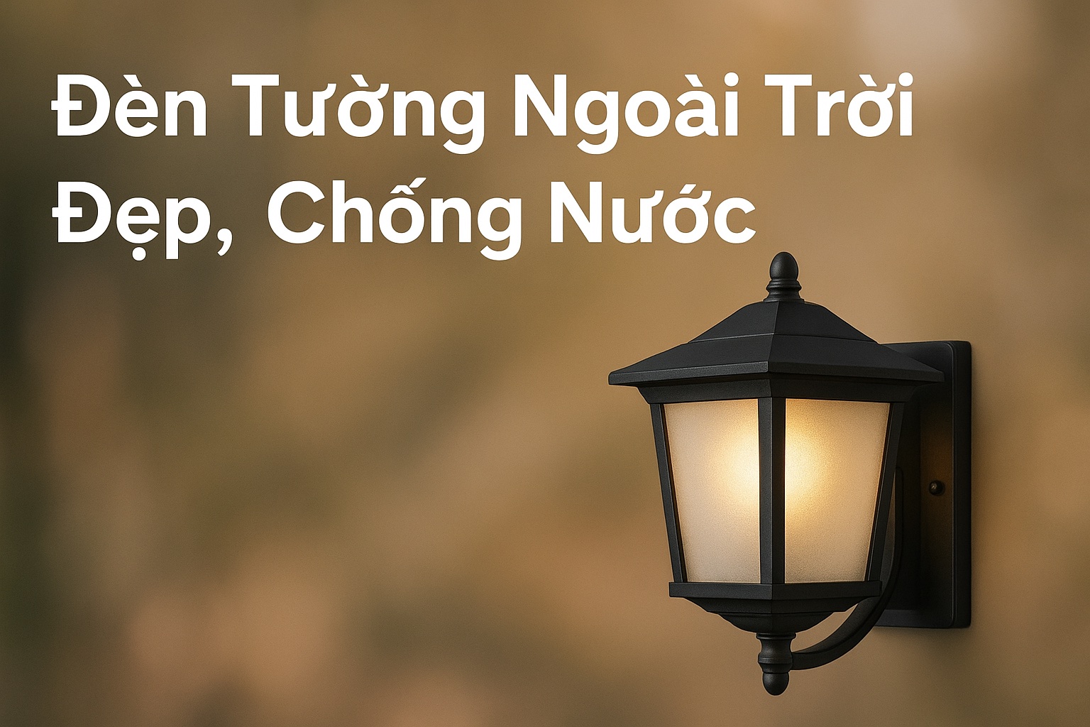 Đèn Tường Ngoài Trời Đẹp, Chống Nước, Giá Tốt Nhất 2025