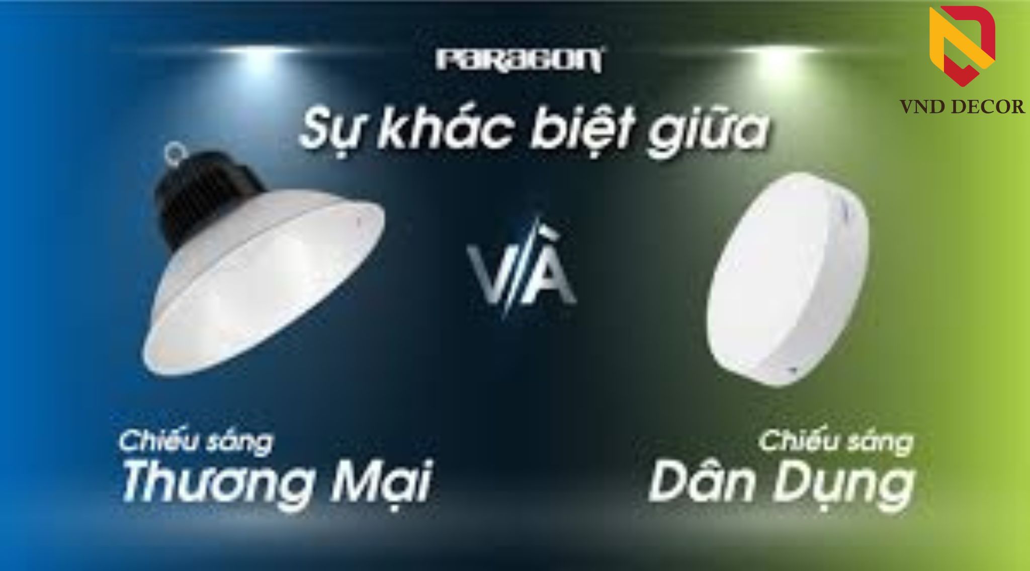 Phân Biệt Chiếu Sáng Thương Mại và Chiếu Sáng Dân Dụng: Sự Khác Biệt và Ứng Dụng Thực Tế