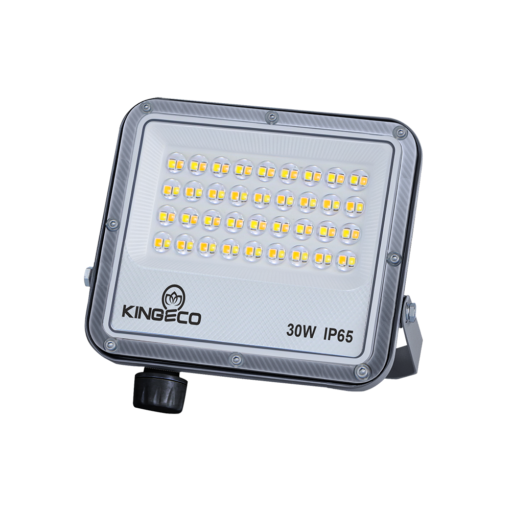 Đèn Pha LED 30W Kingeco 3 Chế Độ Màu Ngoài Trời Chống Nước IP65