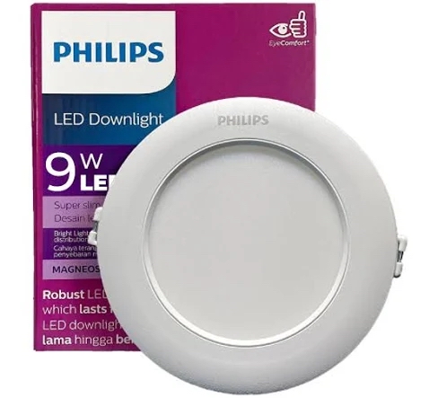 Đèn Led Downlight Âm Trần Siêu Mỏng 9W Philips DL262 9W D125mm