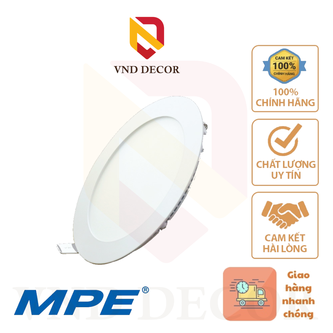 Đèn Led Âm Trần MPE Panel Tròn 24W