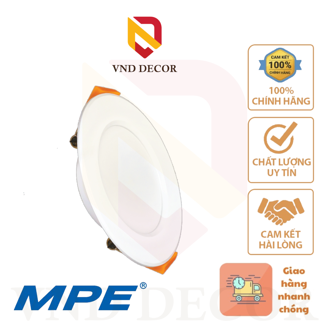 Đèn LED Âm Trần DownLight MPE 5W-7W-9W-12W Seri DLT