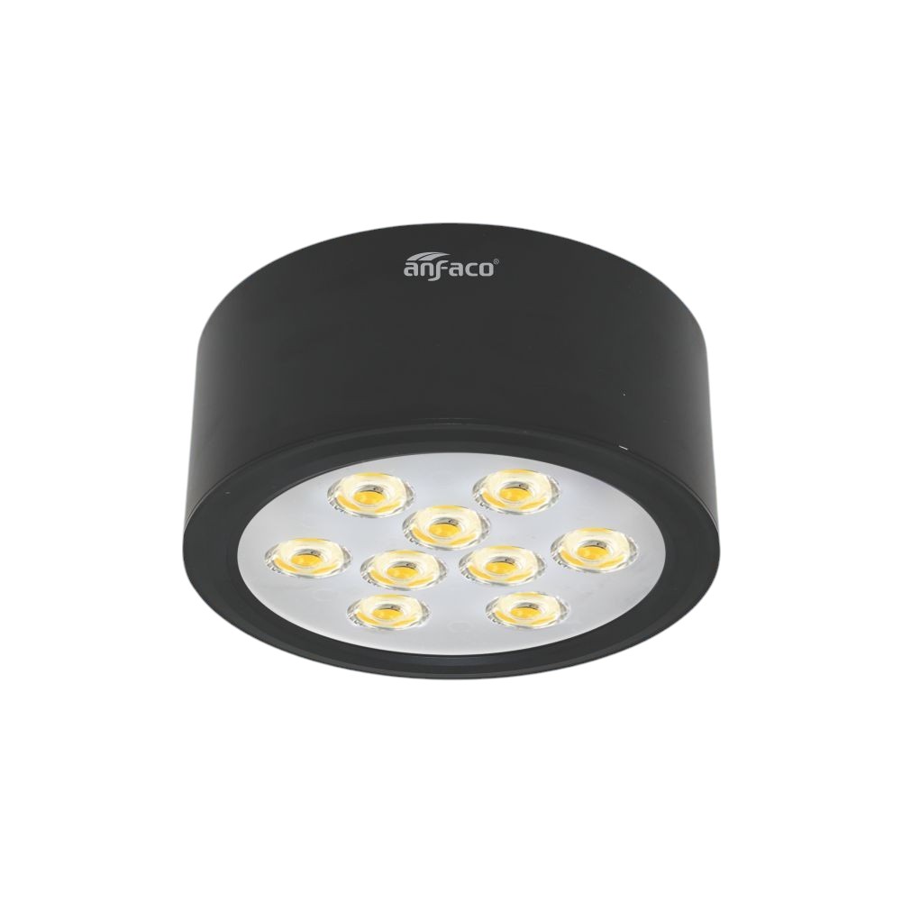Đèn LED Gắn Nổi Mắt Ếch 3W-9W ANFACO AFC 643D-Vỏ Đen