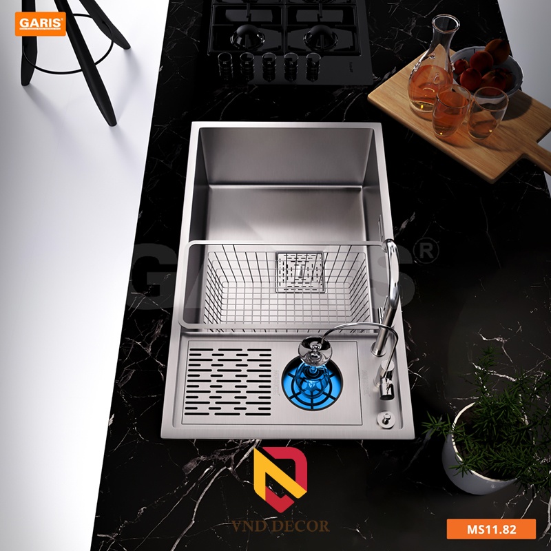 CHẬU RỬA CÓ MÁY RỬA CỐC, CHÉN MS11.82