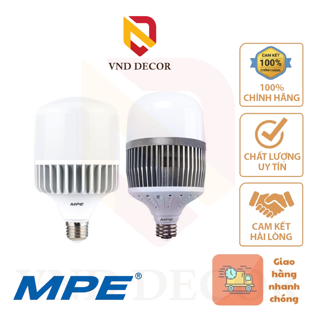 Đèn Led Bulb Trụ MPE Seri LB Công Suất Lớn