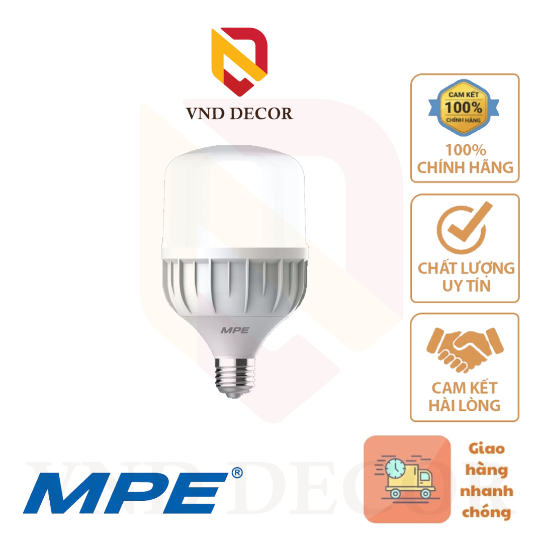 Đèn Led Bulb Trụ MPE LBD