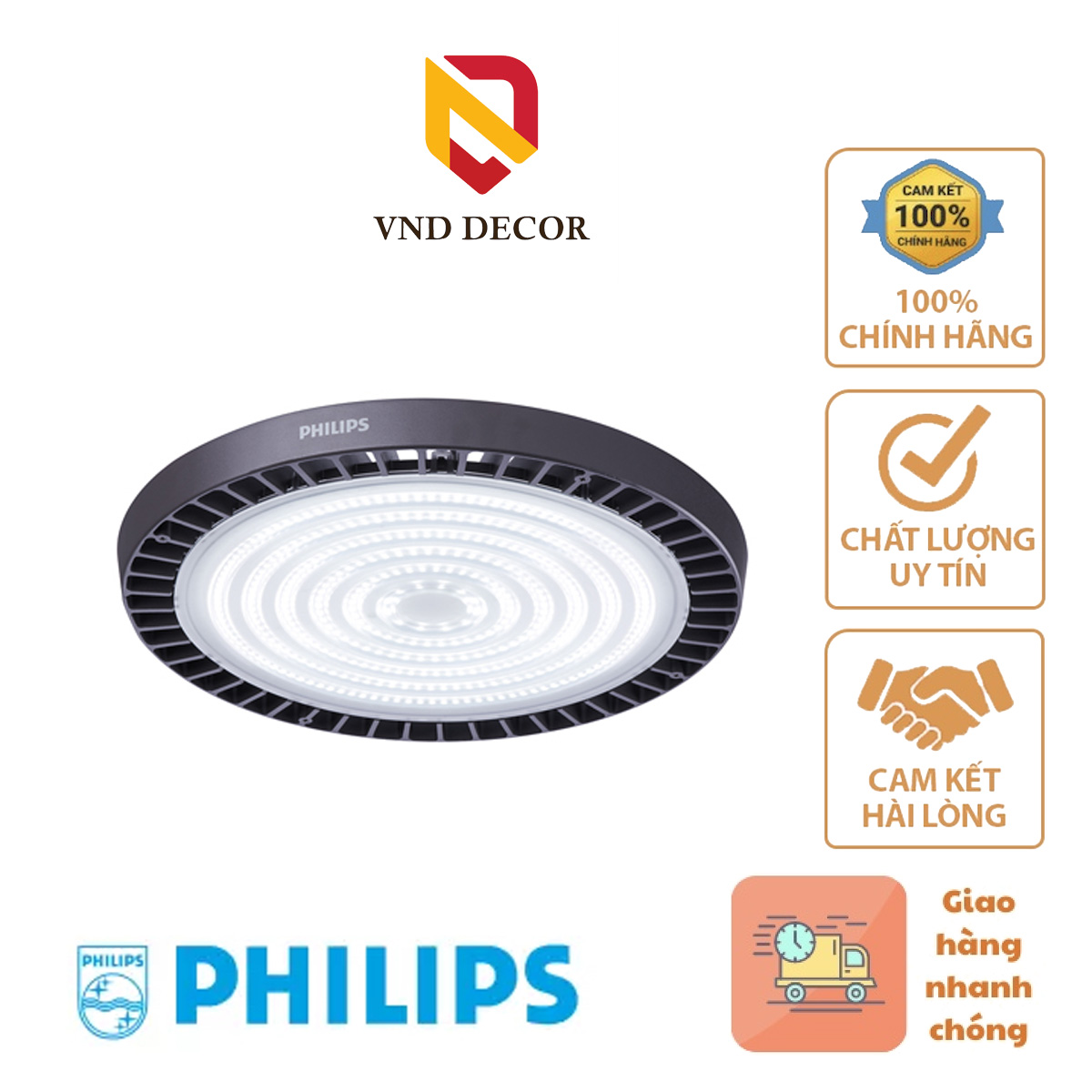 Đèn Led Nhà Xưởng Philips BY239P LED180 150W