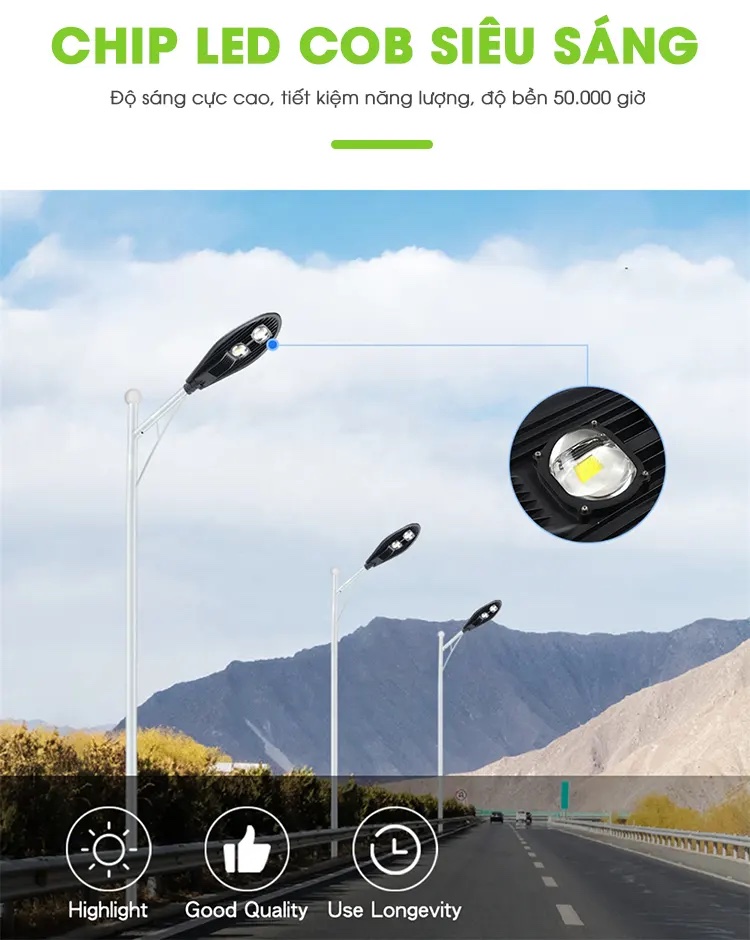 Đèn Đường LED Chiếc Lá