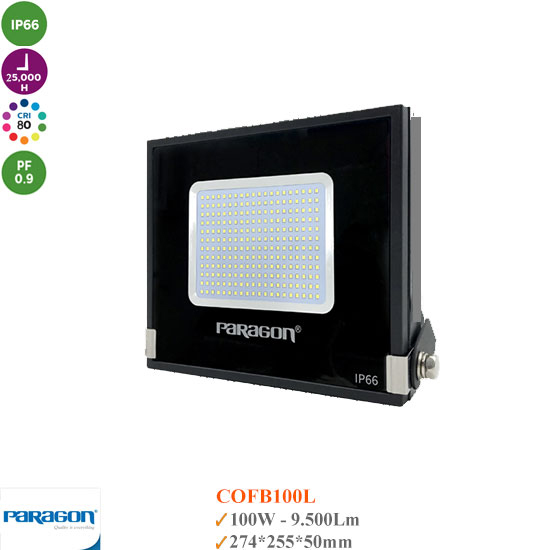 Đèn Led Pha Paragon COFB100L 100W