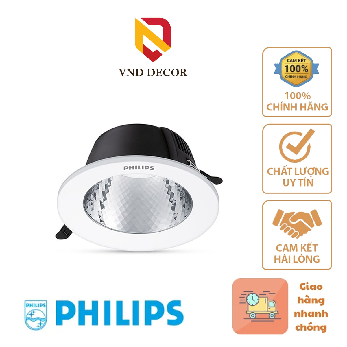 Đèn Led Âm Trần Philips DN350B 32W D175
