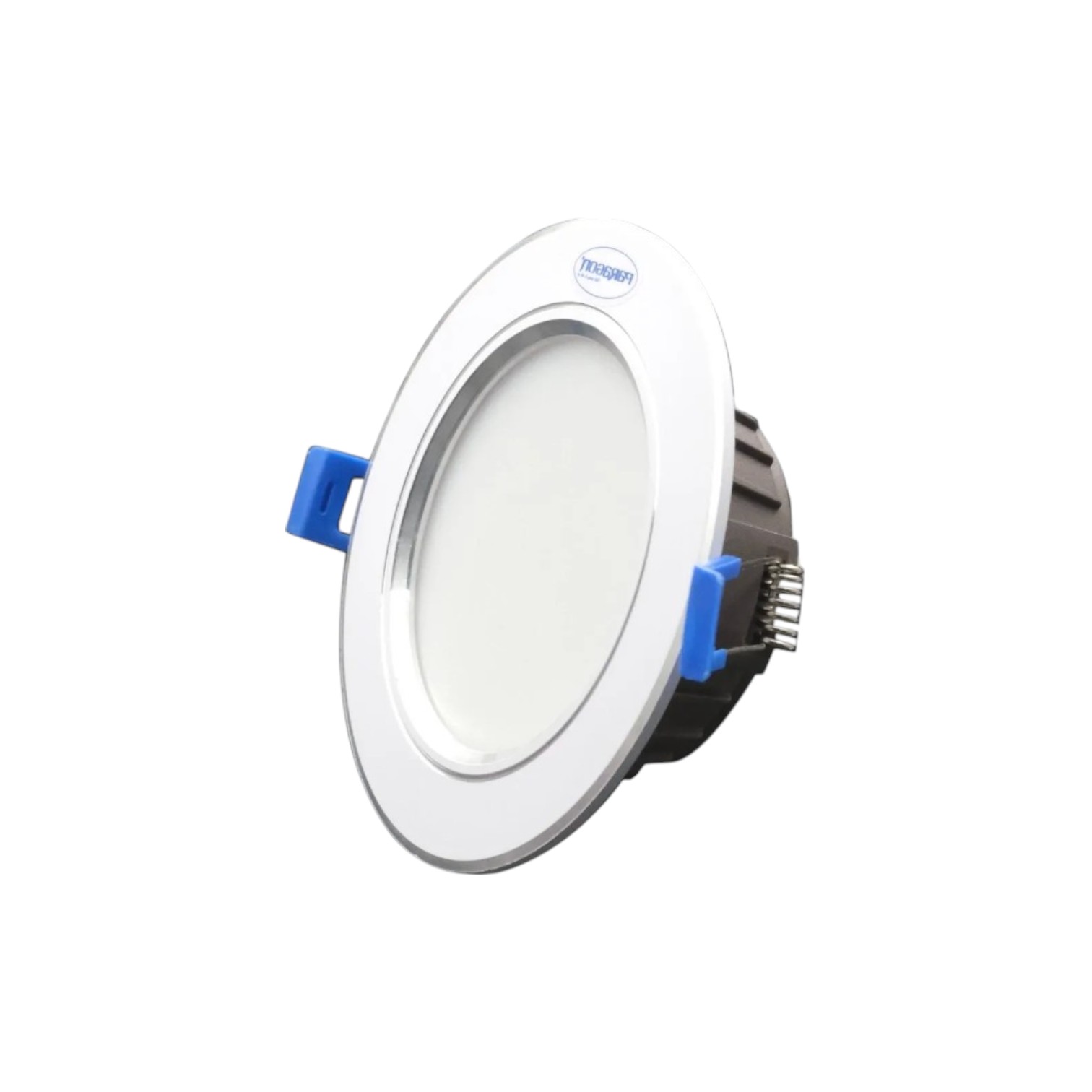 Đèn LED Downlight Viền Bạc 9W Âm Trần Đổi 3 Màu Paragon