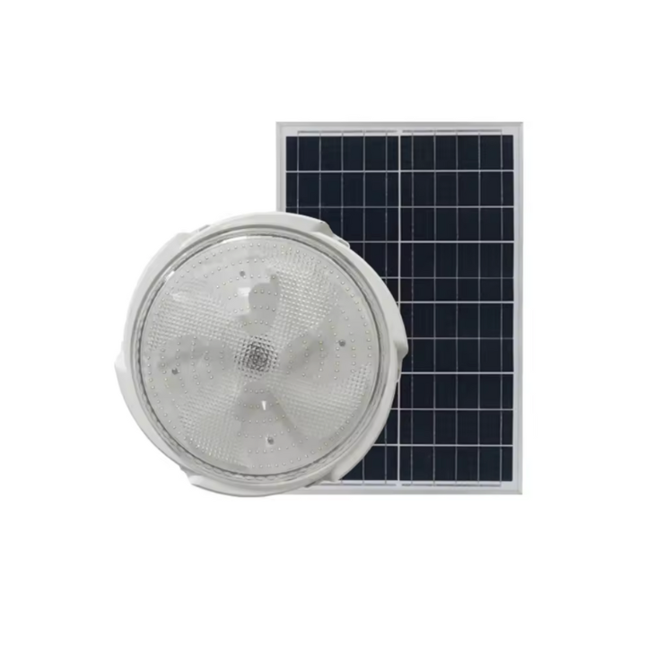 Đèn Ốp Trần Năng Lượng Mặt Trời 500W, Ánh Sáng Trắng, Tấm Pin MONO