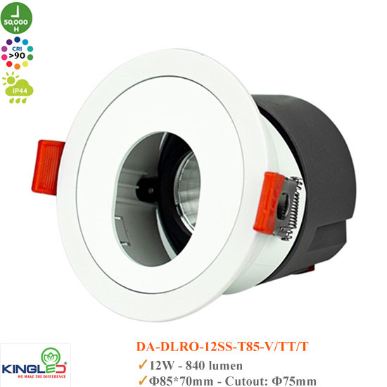 Đèn Spotlight Âm Trần KingLed DA-DLRO-12SS-T85 12W