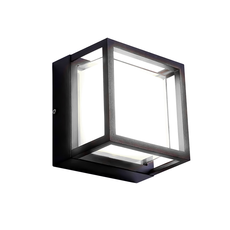 Đèn Led Tường Vuông Ngoài Trời DHT223