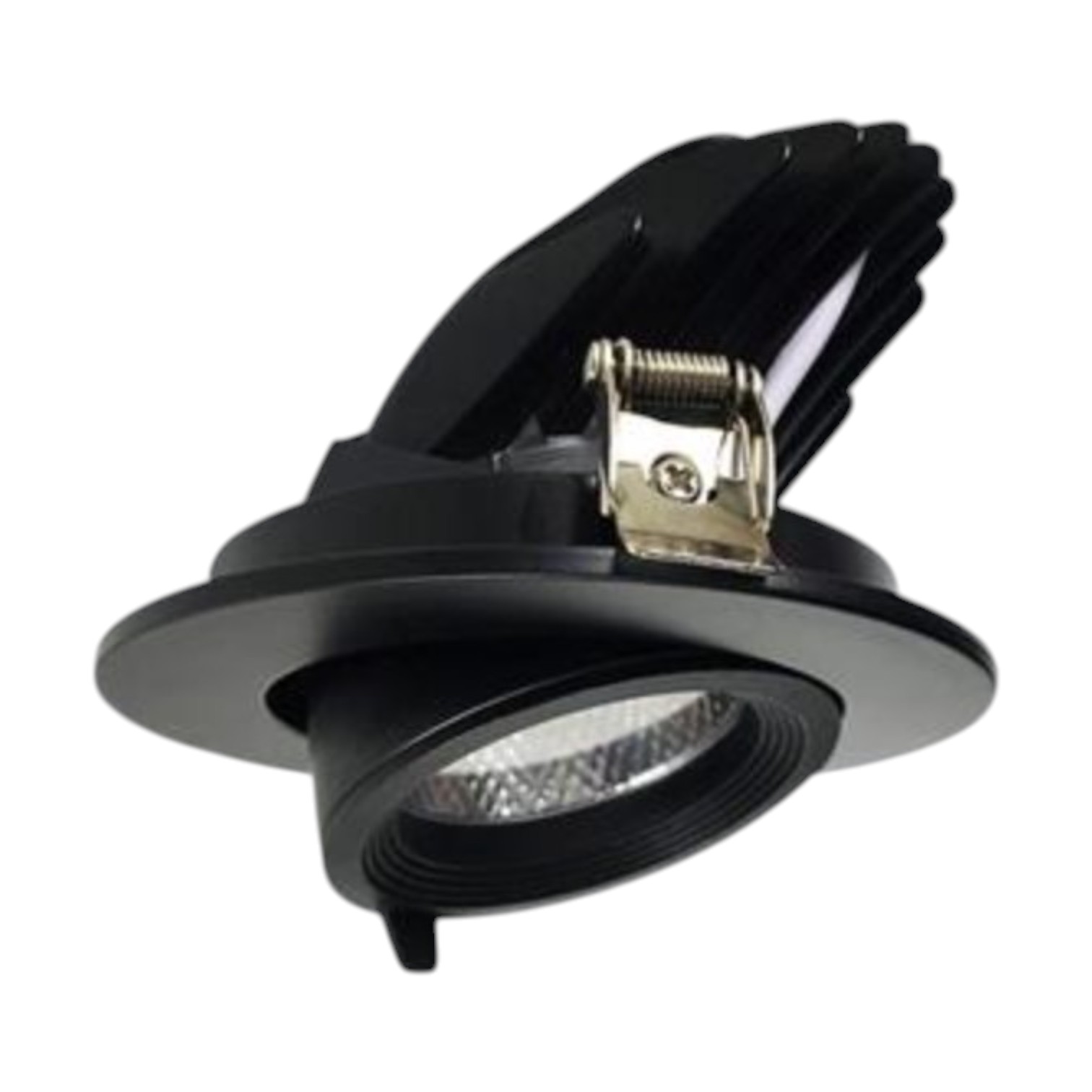 Đèn Led Spotlight Âm Trần Chỉnh Góc 15W-30W Vỏ Đen