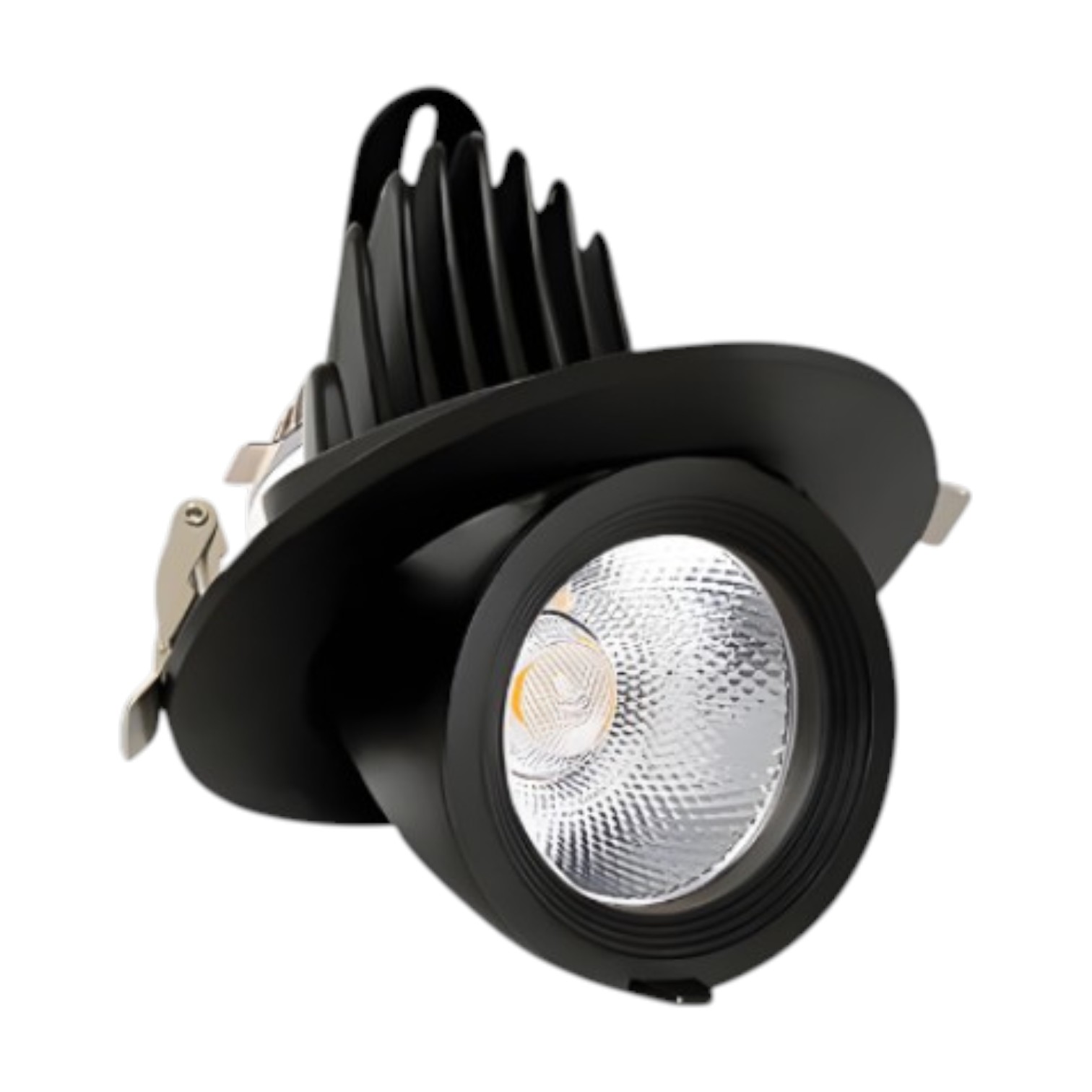 Đèn Led Spotlight Âm Trần Chỉnh Góc 5W-12W Vỏ Đen