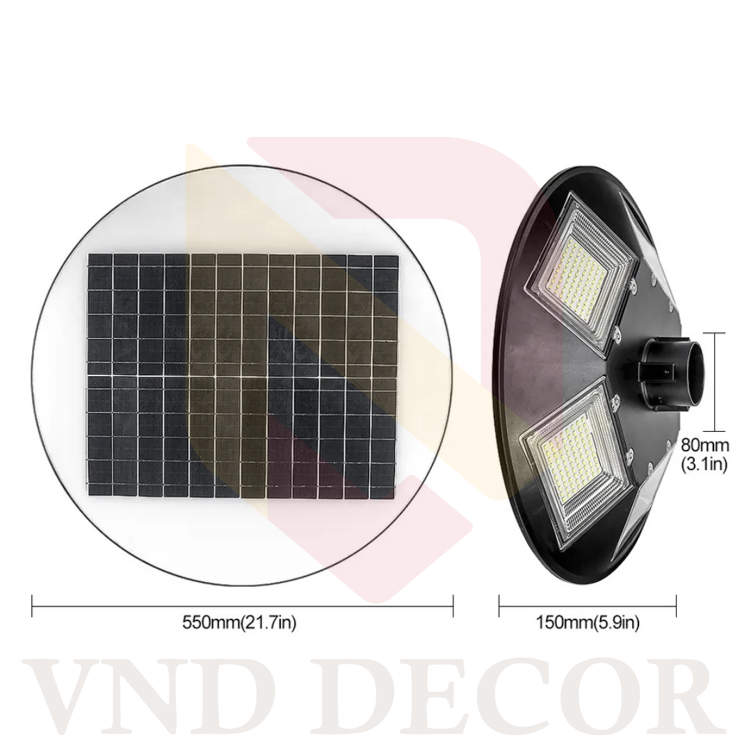 Đèn Năng Lượng Mặt Trời UFO 250W - 5 Khoan