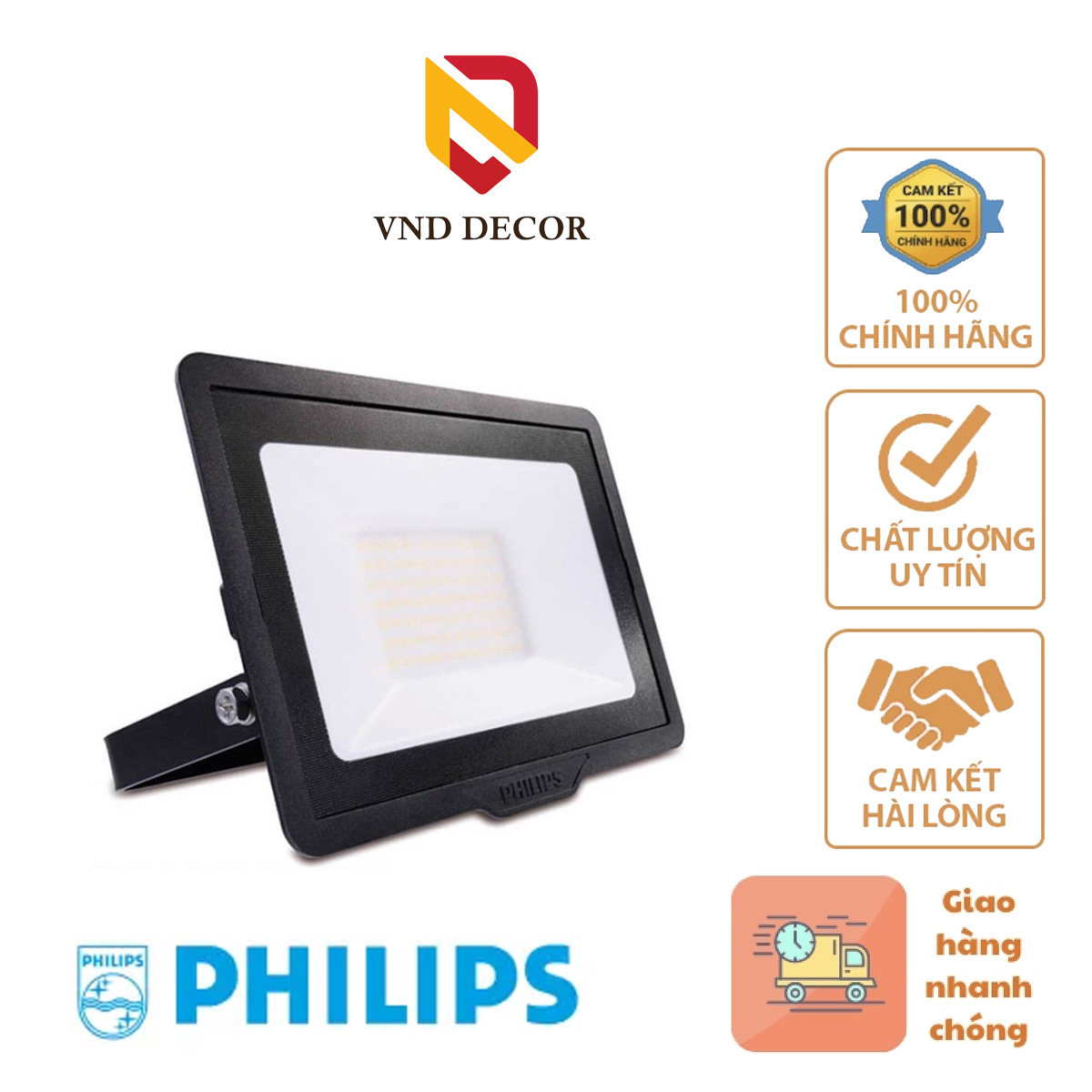 Đèn LED Pha BVP150 - PHILIPS 10W, 20W, 30W, 50W, 70W Chính Hãng