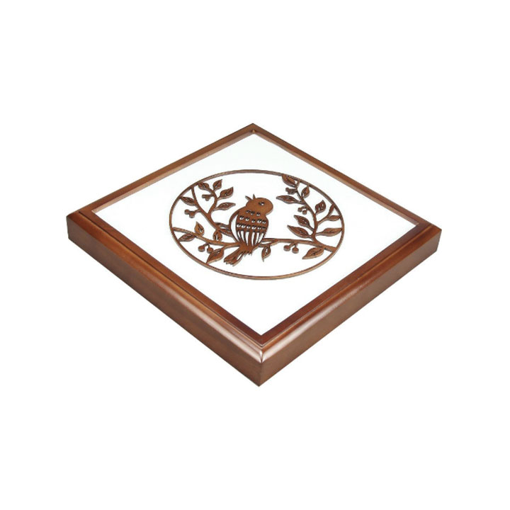 Đèn Ốp Trần Gỗ Tự Nhiên Cao Cấp Mã SN-6825-01
