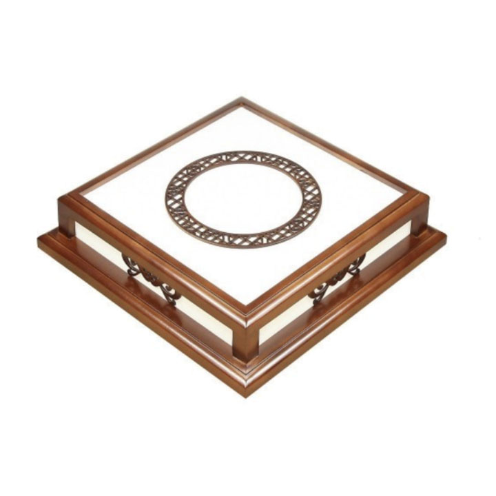 Đèn Ốp Trần Gỗ Tự Nhiên Cao Cấp Mã SN-6826