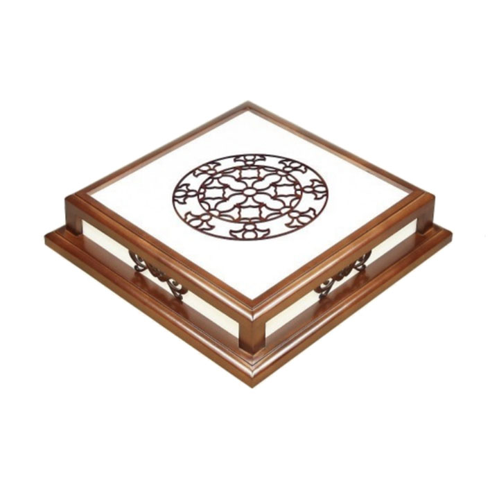 Đèn Ốp Trần Gỗ Tự Nhiên Cao Cấp Mã SN-6826