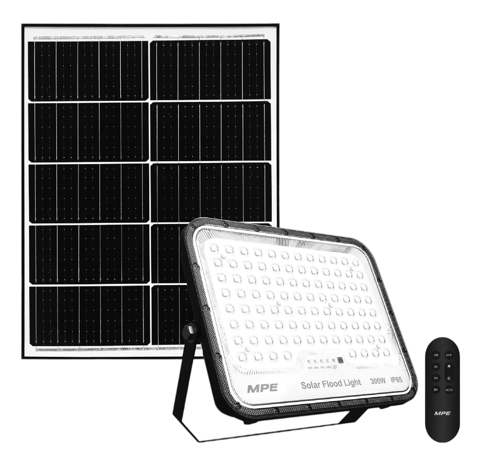 Đèn LED Pha Năng Lượng Mặt Trời 300W MPE Ánh Sáng Trắng SFLD3-300T