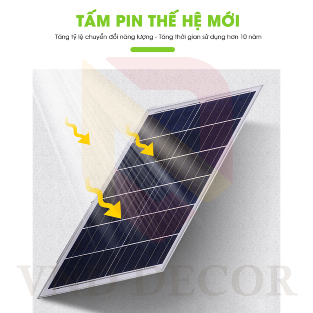 Đèn Năng Lượng Mặt Trời LED Pha Tổ Ong Chống Chói 300W