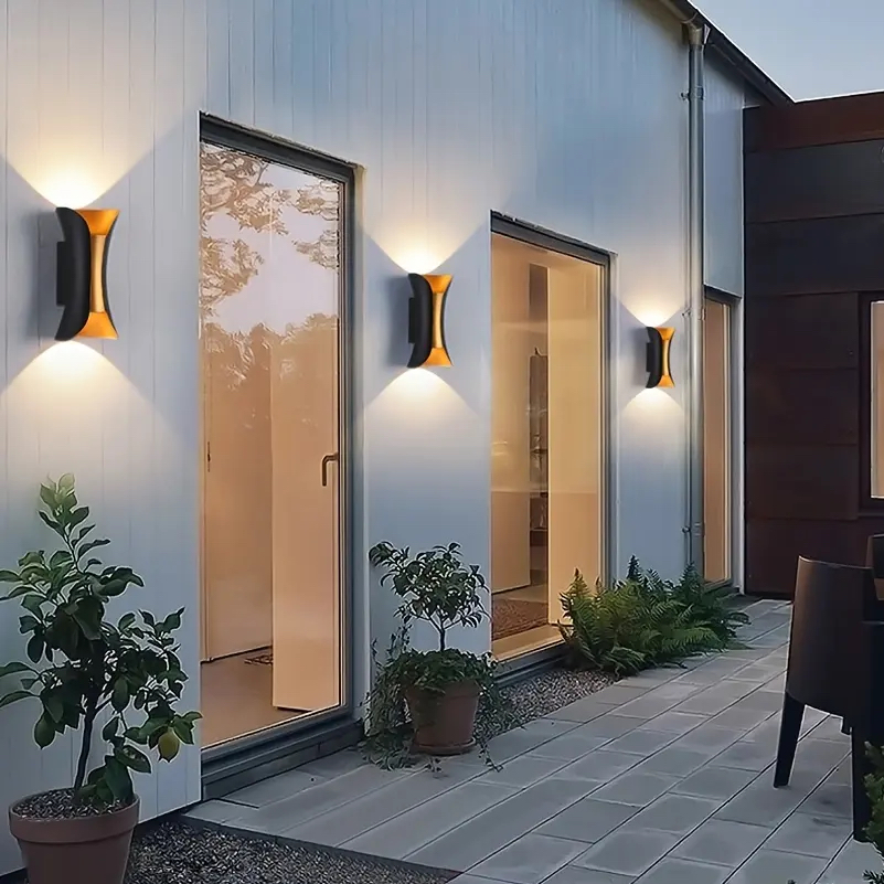 Đèn Hắt Tường Ống Loe 2 Đầu 10W Dùng Ngoài Trời, Trong Nhà