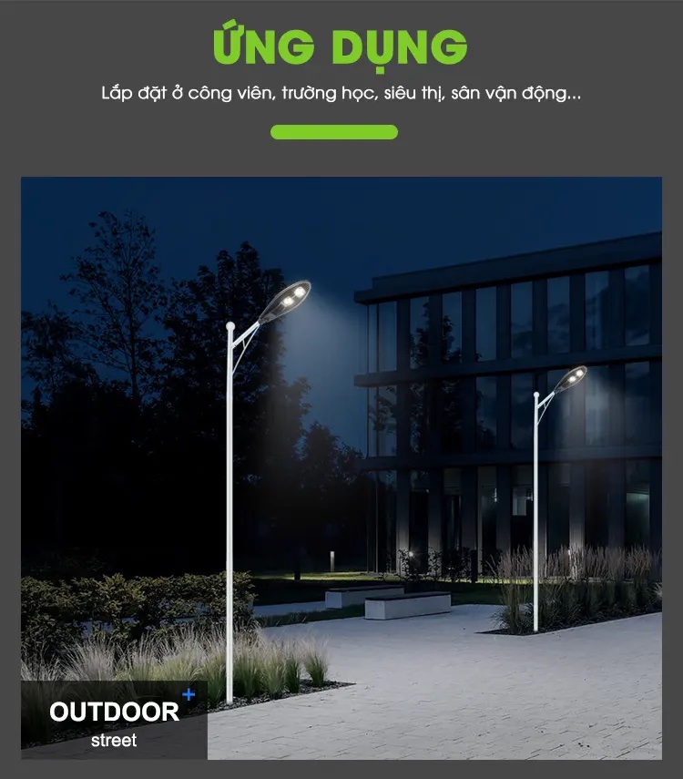 Đèn Đường LED Chiếc Lá