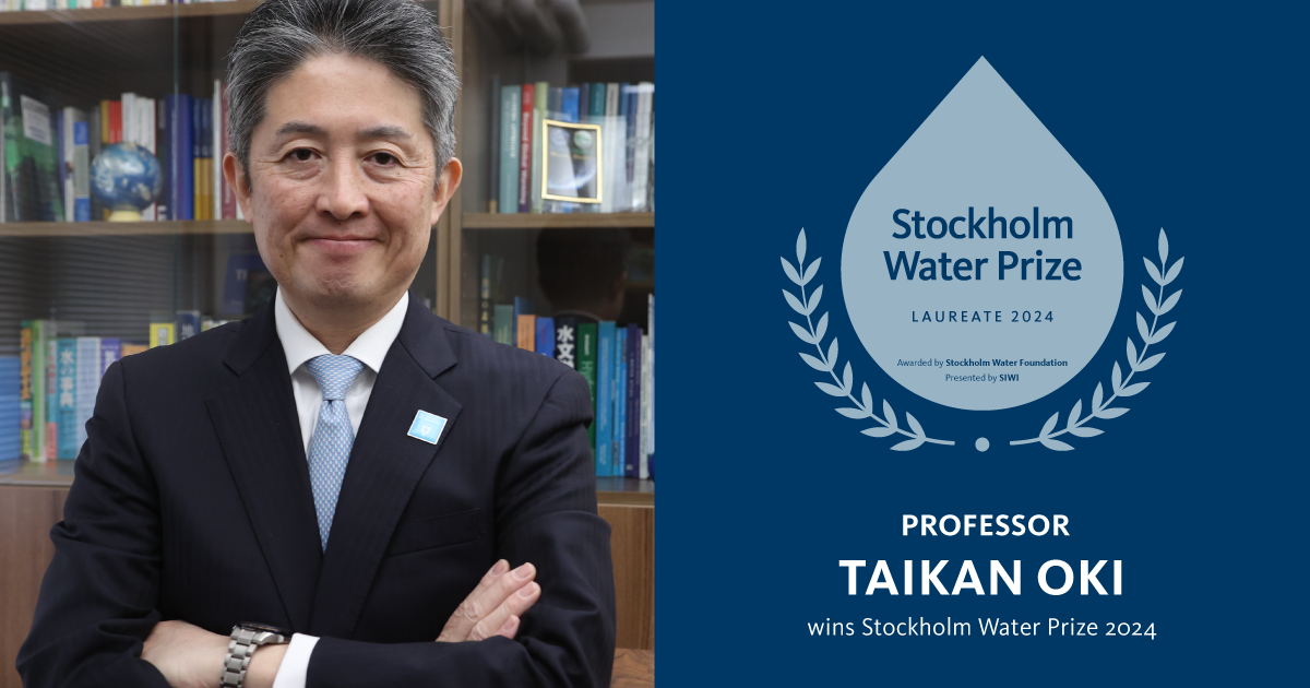 Nhà Thủy văn học Taikan Oki đoạt giải thưởng Nước Stockholm 2024