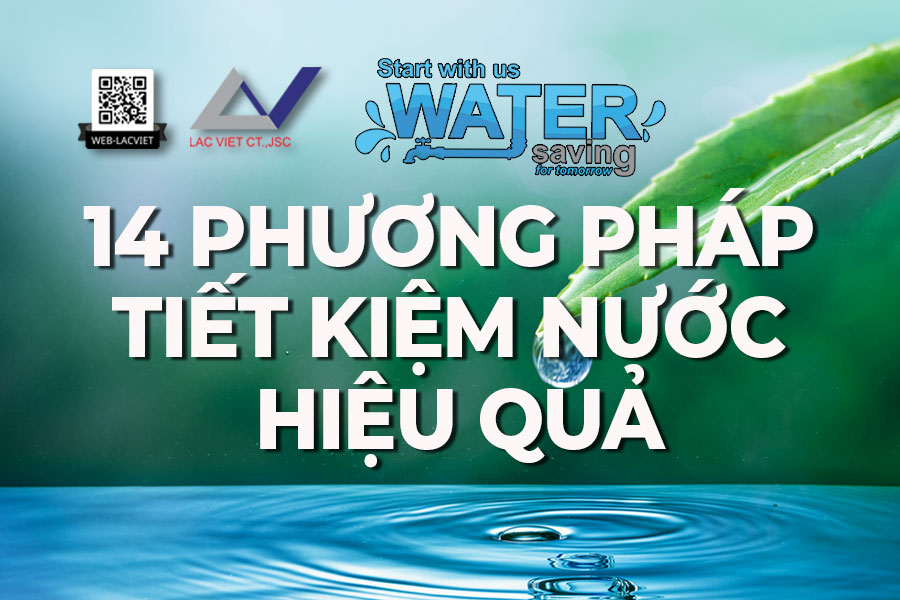 14 phương pháp tiết kiệm nước hiệu quả