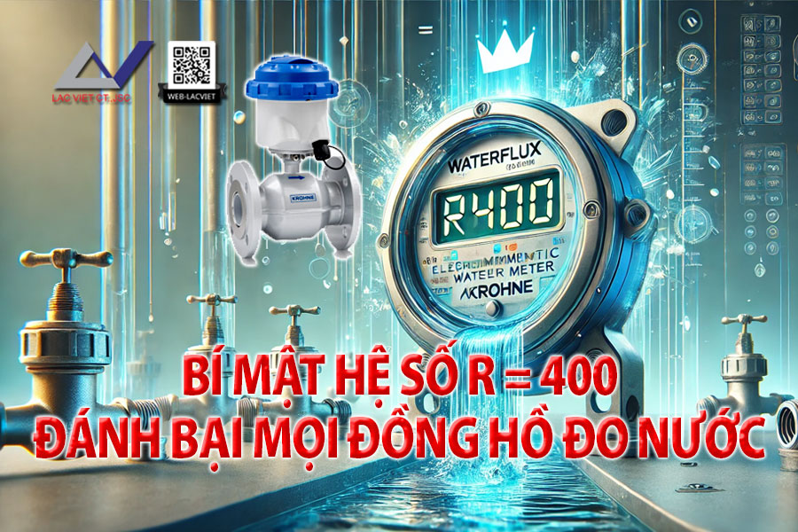 Waterflux 3070: Bí Mật Hệ Số R = 400 Đánh Bại Mọi Đồng Hồ Đo Lưu Lượng🌟