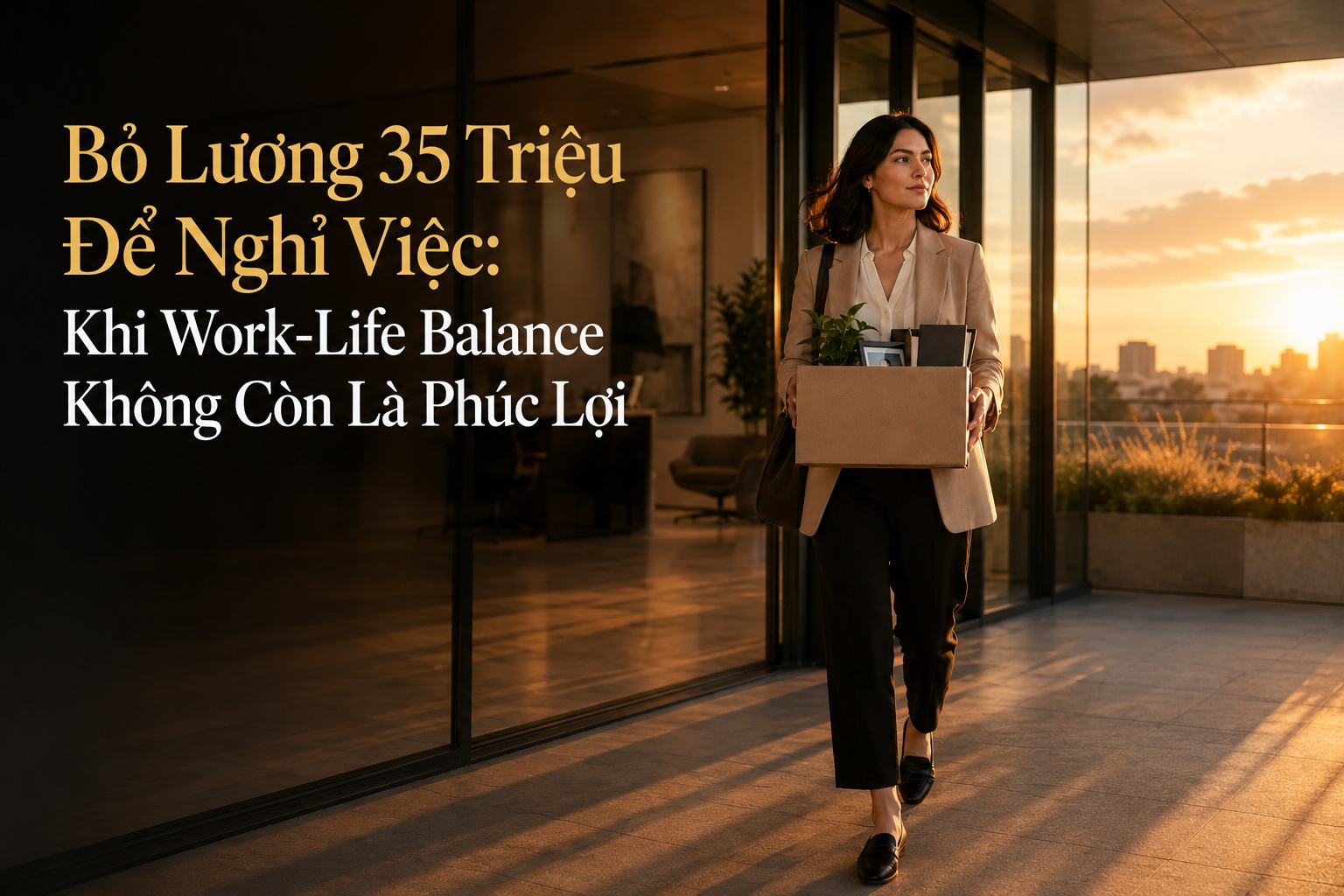 Bỏ Lương 30 Triệu Để Nghỉ Việc: Khi Work-Life Balance Thắng
