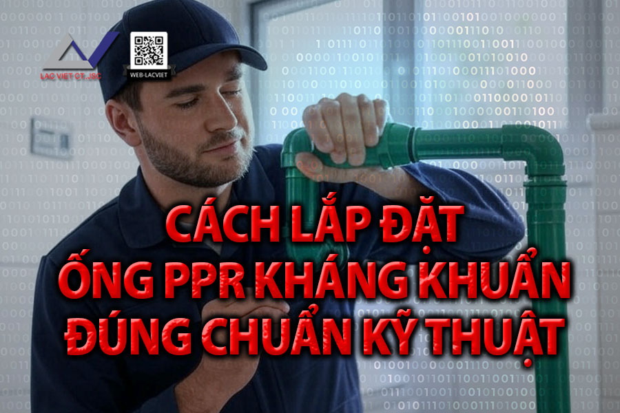 Cách Lắp Đặt ống PPr kháng khuẩn GS chuẩn kỹ thuật