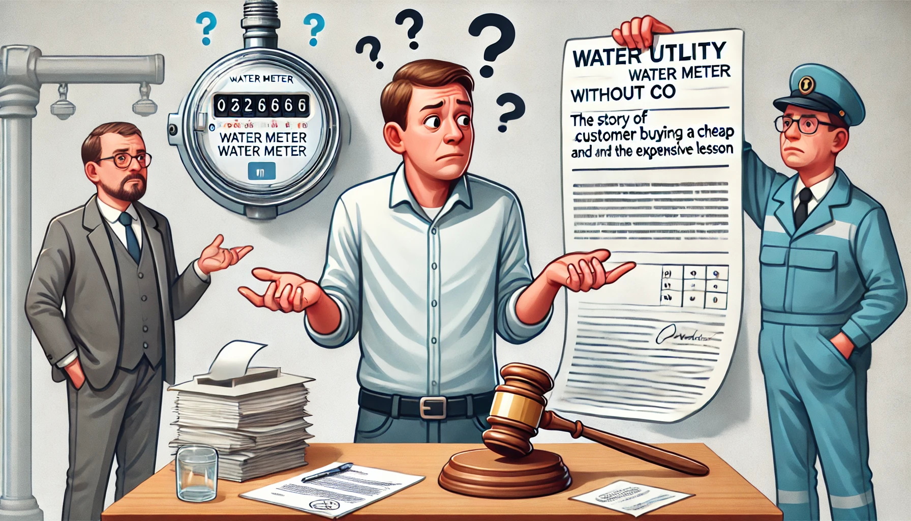 Câu Chuyện Khách Hàng Mua Đồng Hồ Nước Giá Rẻ Không CO Và Bài Học Đắt Giá