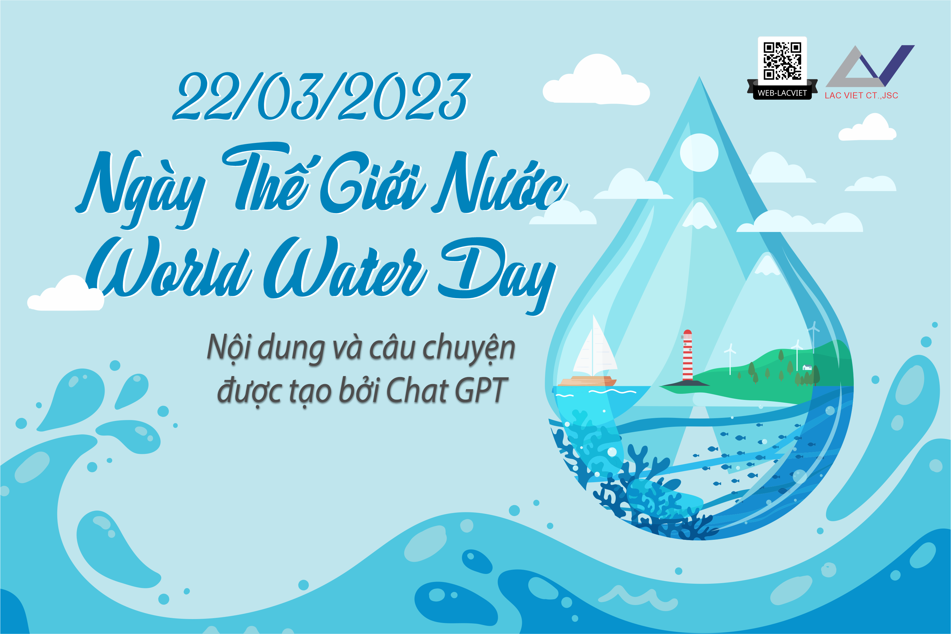 Chào mừng Ngày Thế giới Nước 22/03/2023 | World water day
