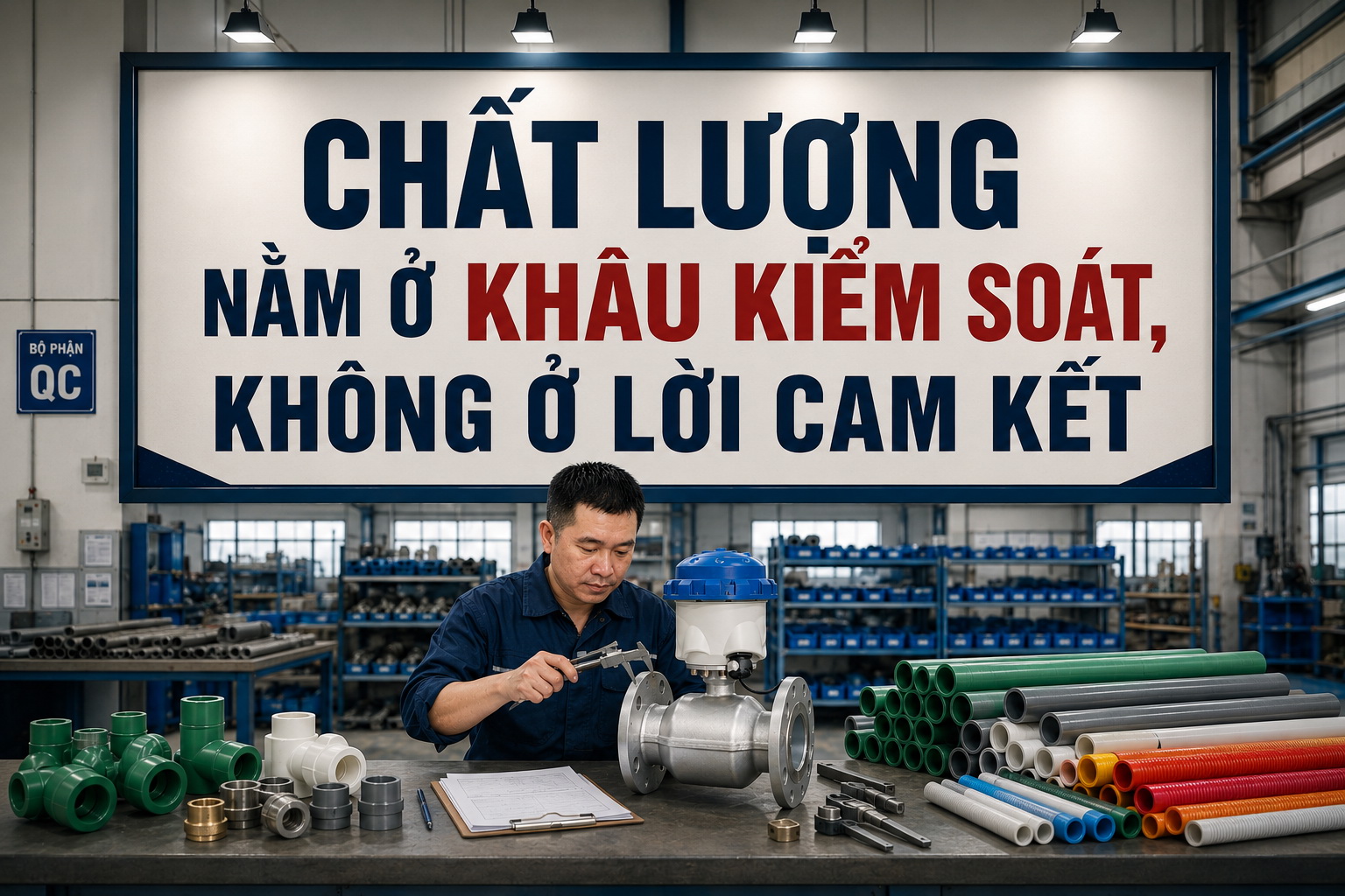 Chất lượng nằm ở khâu kiểm soát, không ở lời cam kết