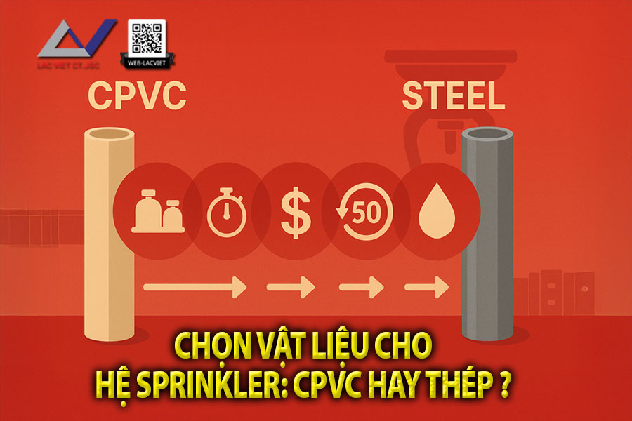Chọn vật liệu cho hệ sprinkler: CPVC hay thép?