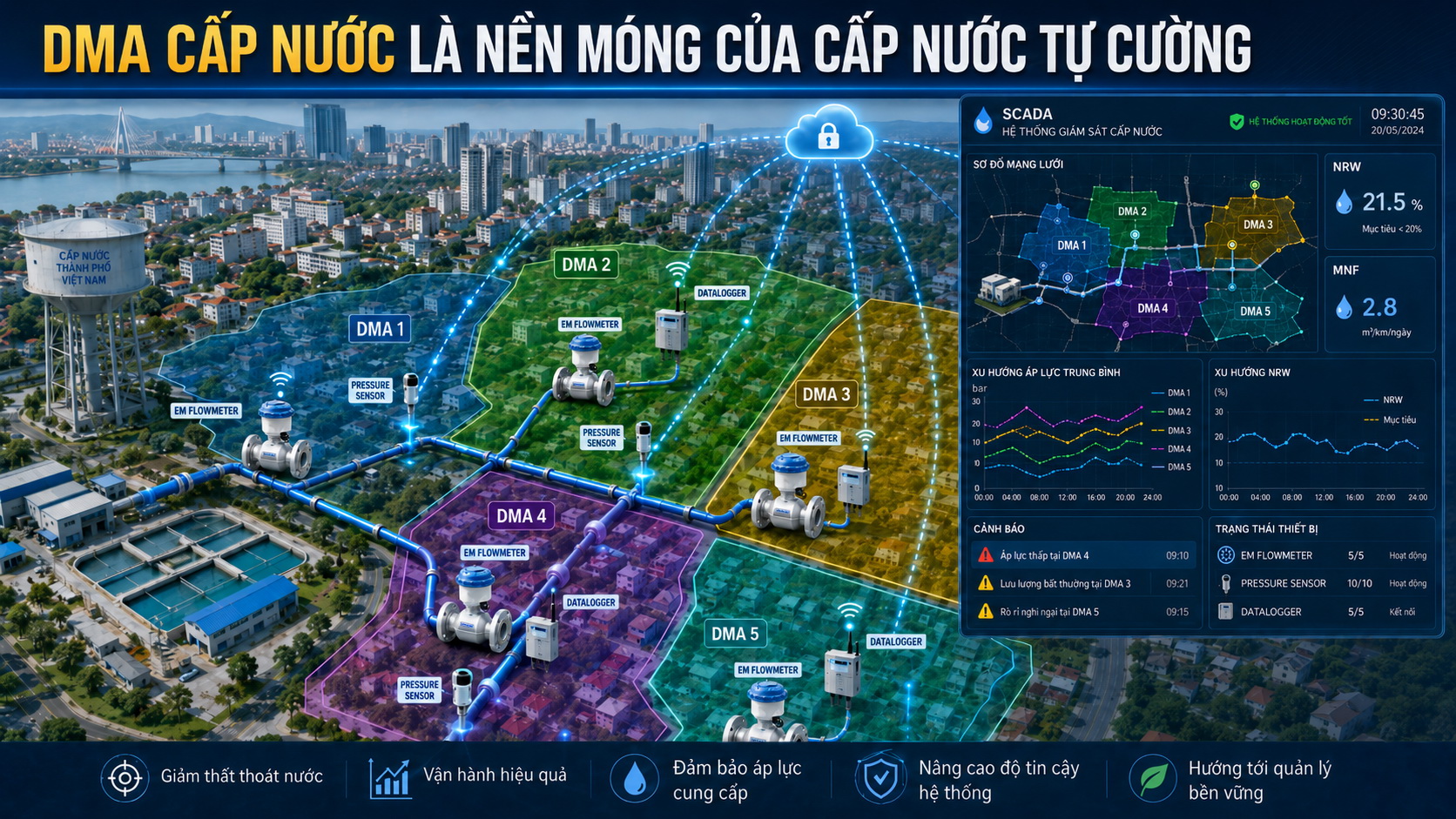 DMA Cấp Nước: Nền Móng Của Cấp Nước Tự Cường