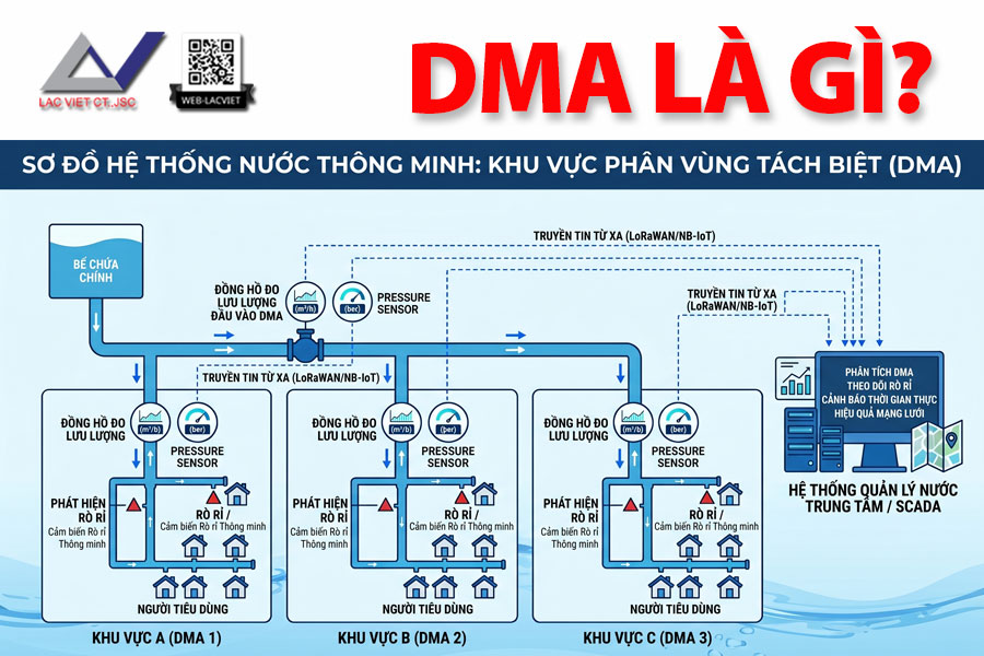 DMA là gì? Thiết kế và quản lý DMA giảm thất thoát