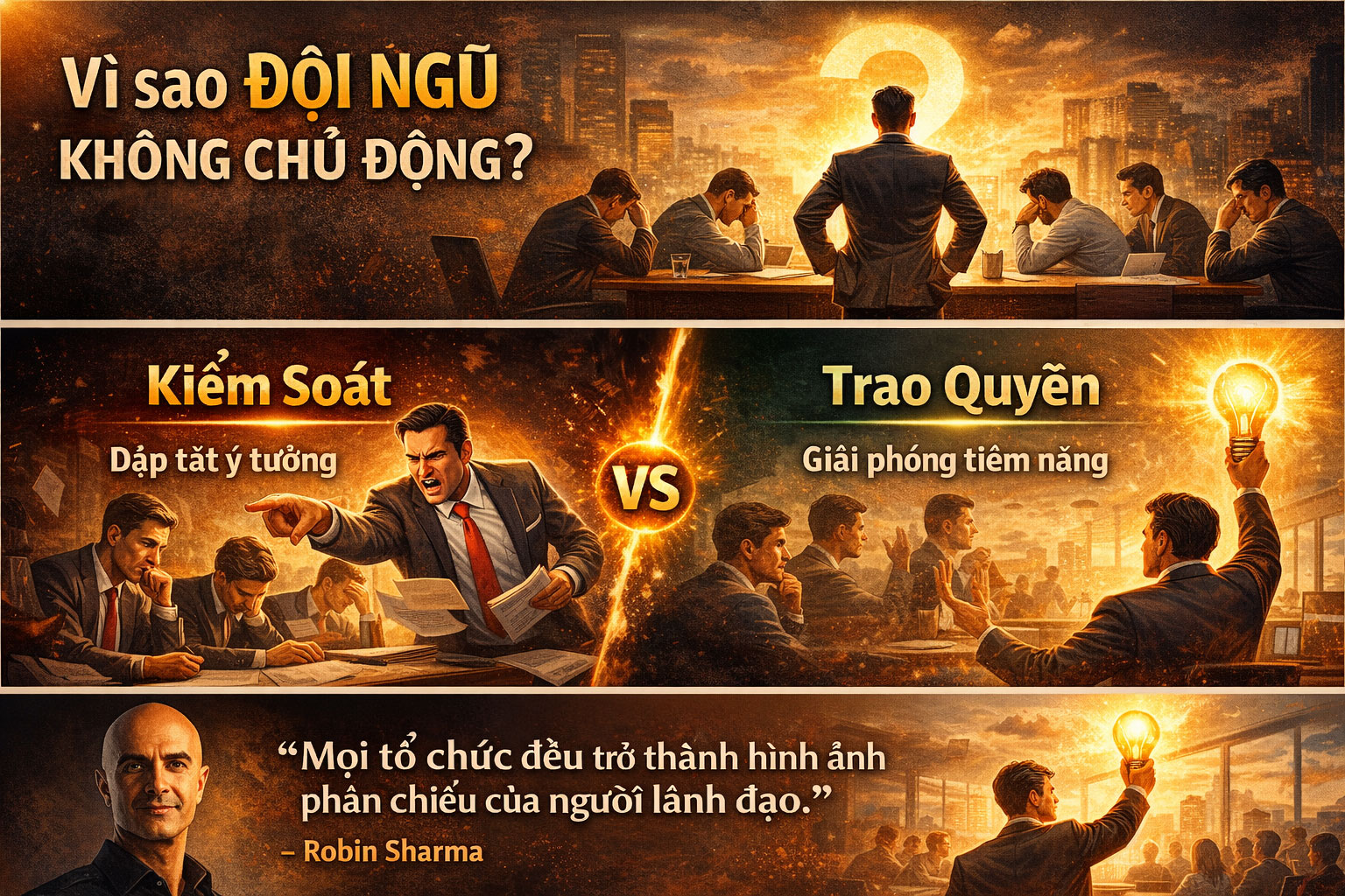 Đội Ngũ Không Chủ Động – Sự Thật Khó Nghe Mà Lãnh Đạo Cần Đối Diện