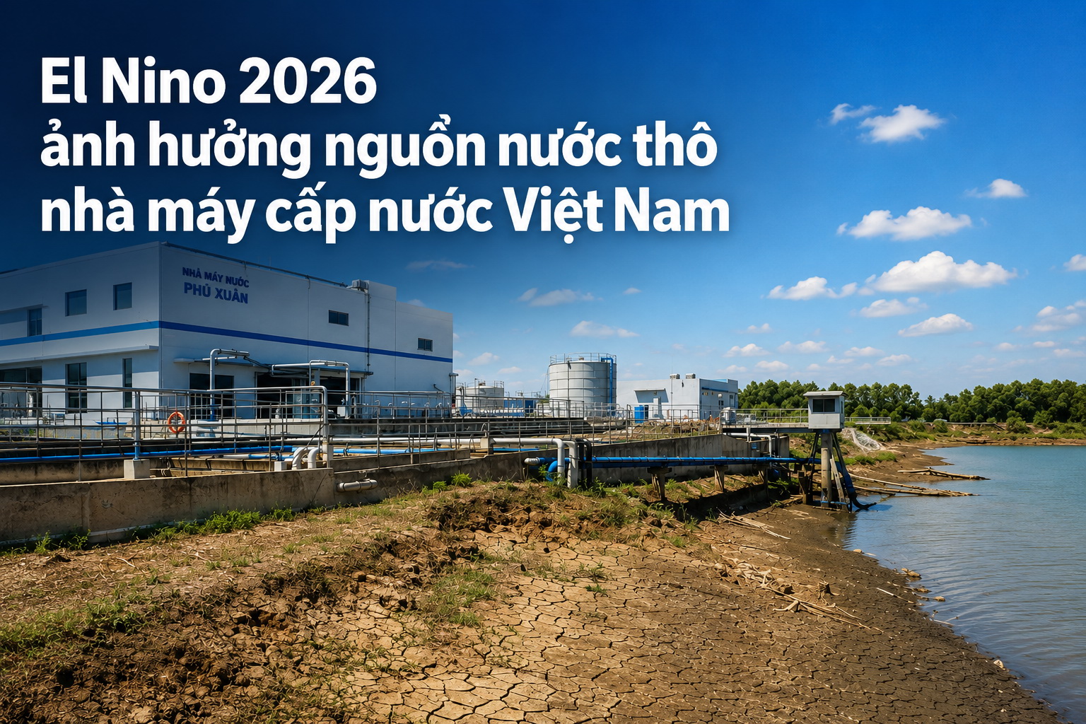El Nino 2026 — Giám Sát Lưu Lượng Khai Thác Nước Cho DN Cấp Nước