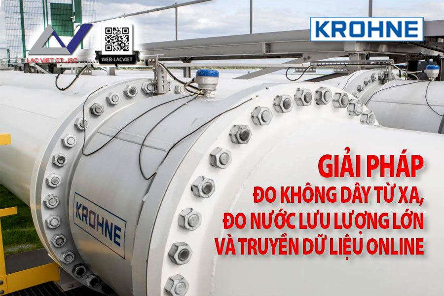 Giải pháp đo không dây từ xa, đo lưu lượng lớn và truyền dữ liệu online