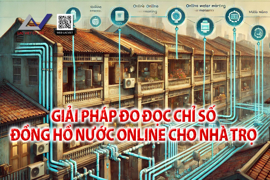 Giải pháp đọc chỉ số đồng hồ nước tự động đọc online cho nhà trọ
